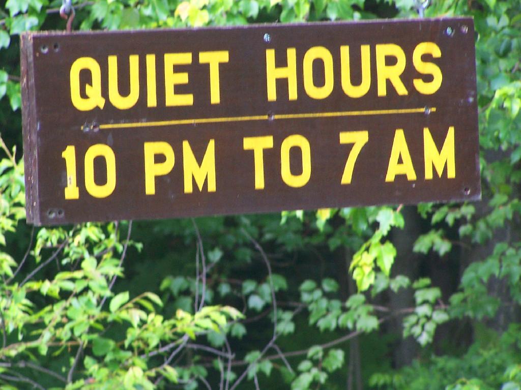 Photo: Quiet Hours