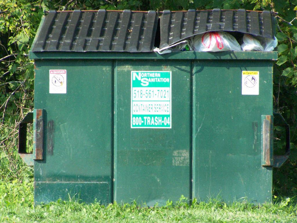 Photo: Full Dumpster