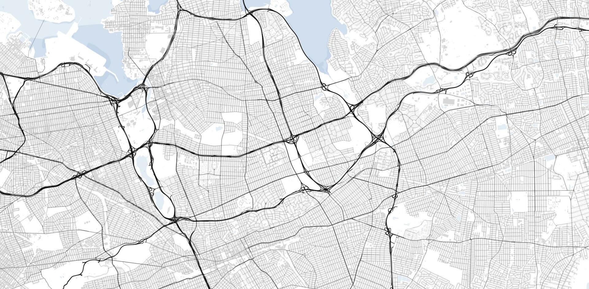 Terrain Map: LIE And Southern State Parkway Artery Art  Andy Arthur.org