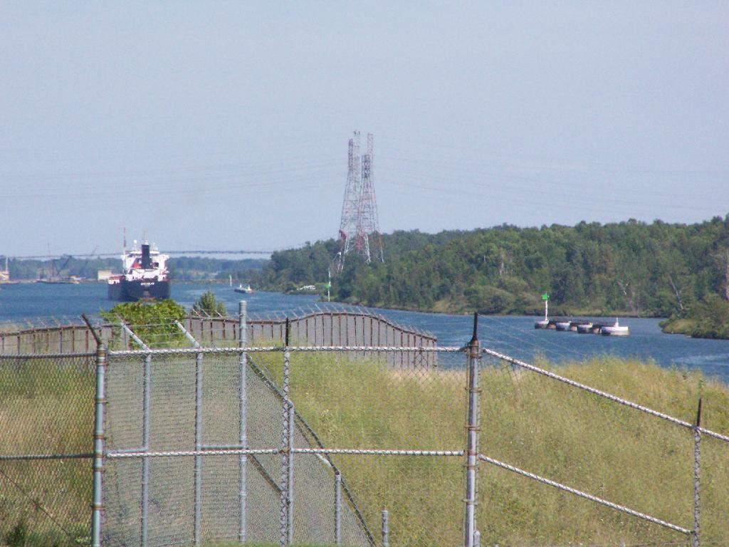 Photo: Leaving the Eisenhower Lock