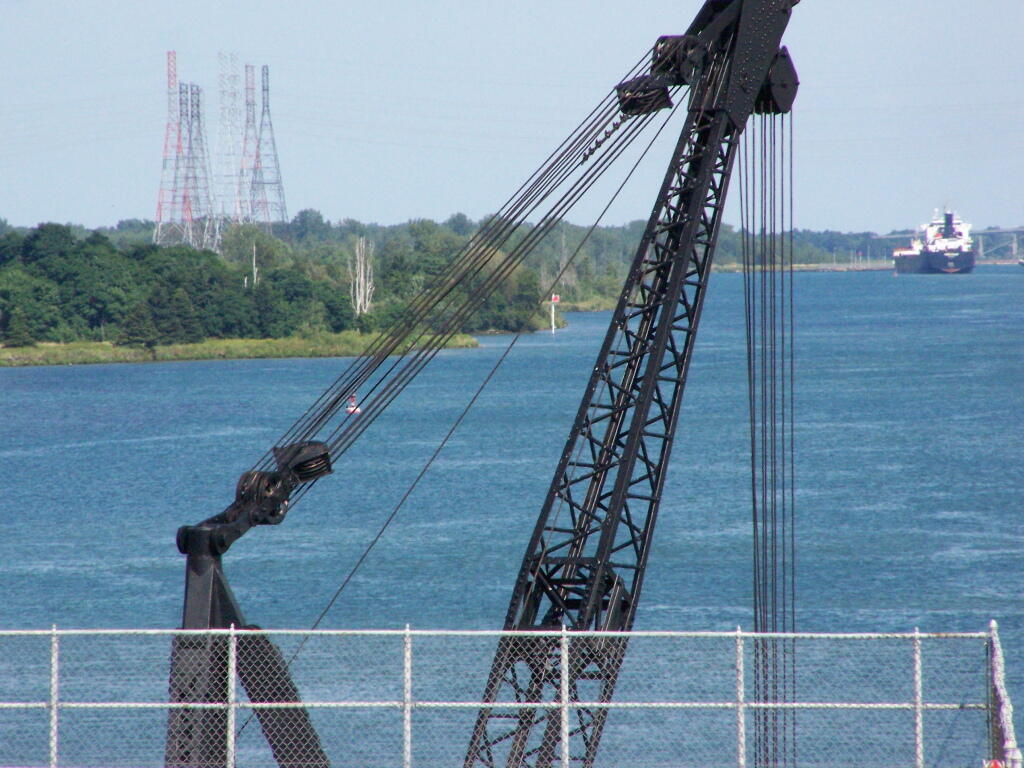 Photo: Ship Approaches Lock