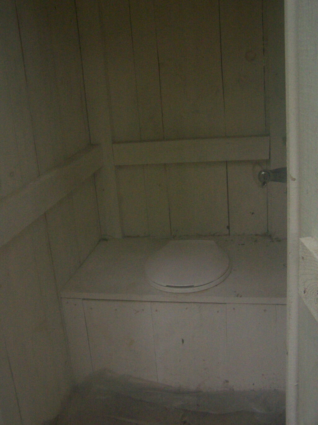Photo: Inside the Outhouse