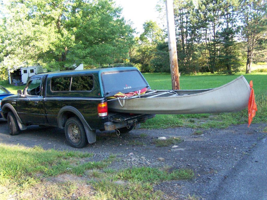 Photo: 15 Foot Canoe in a 6 Foot Bed