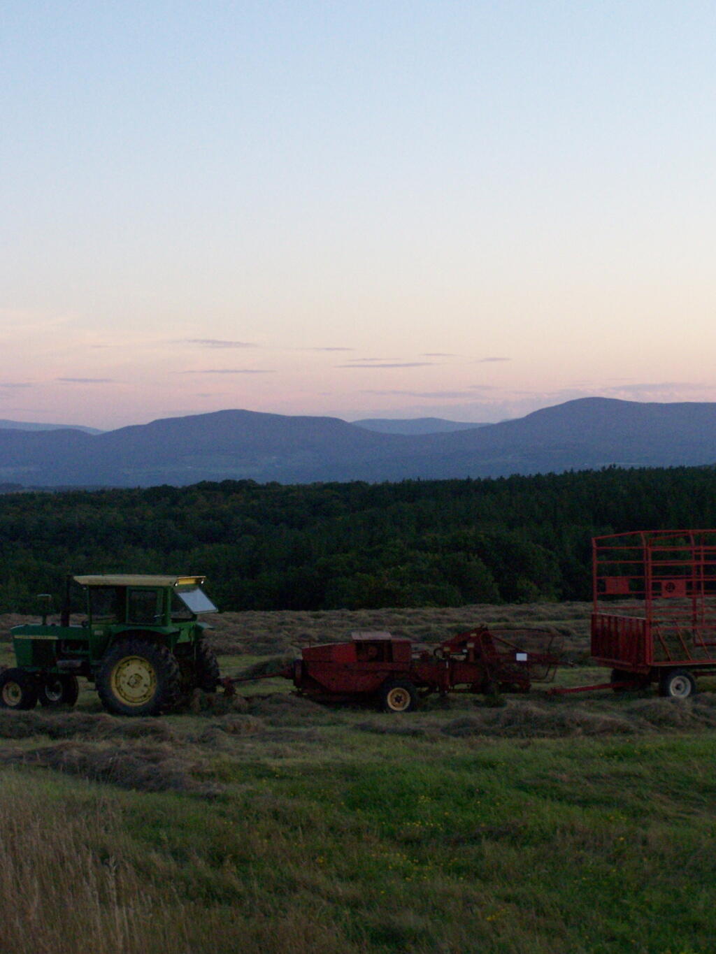 Photo: Bailing Hay