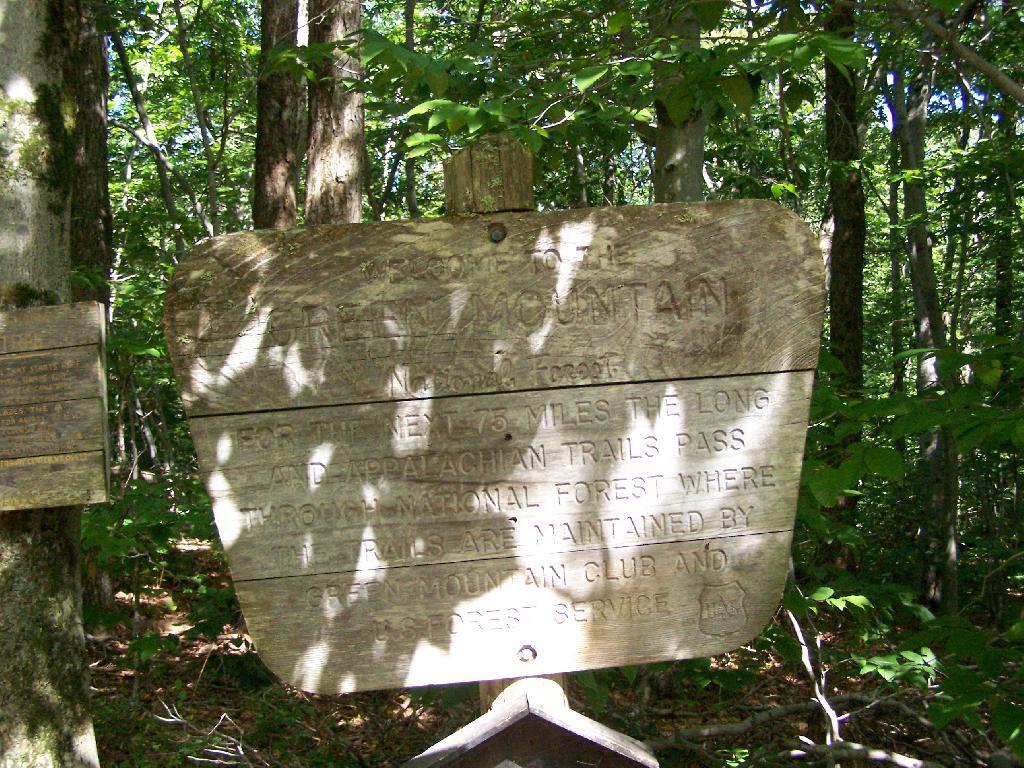 Photo: Welcome to Green Mountain National Forest