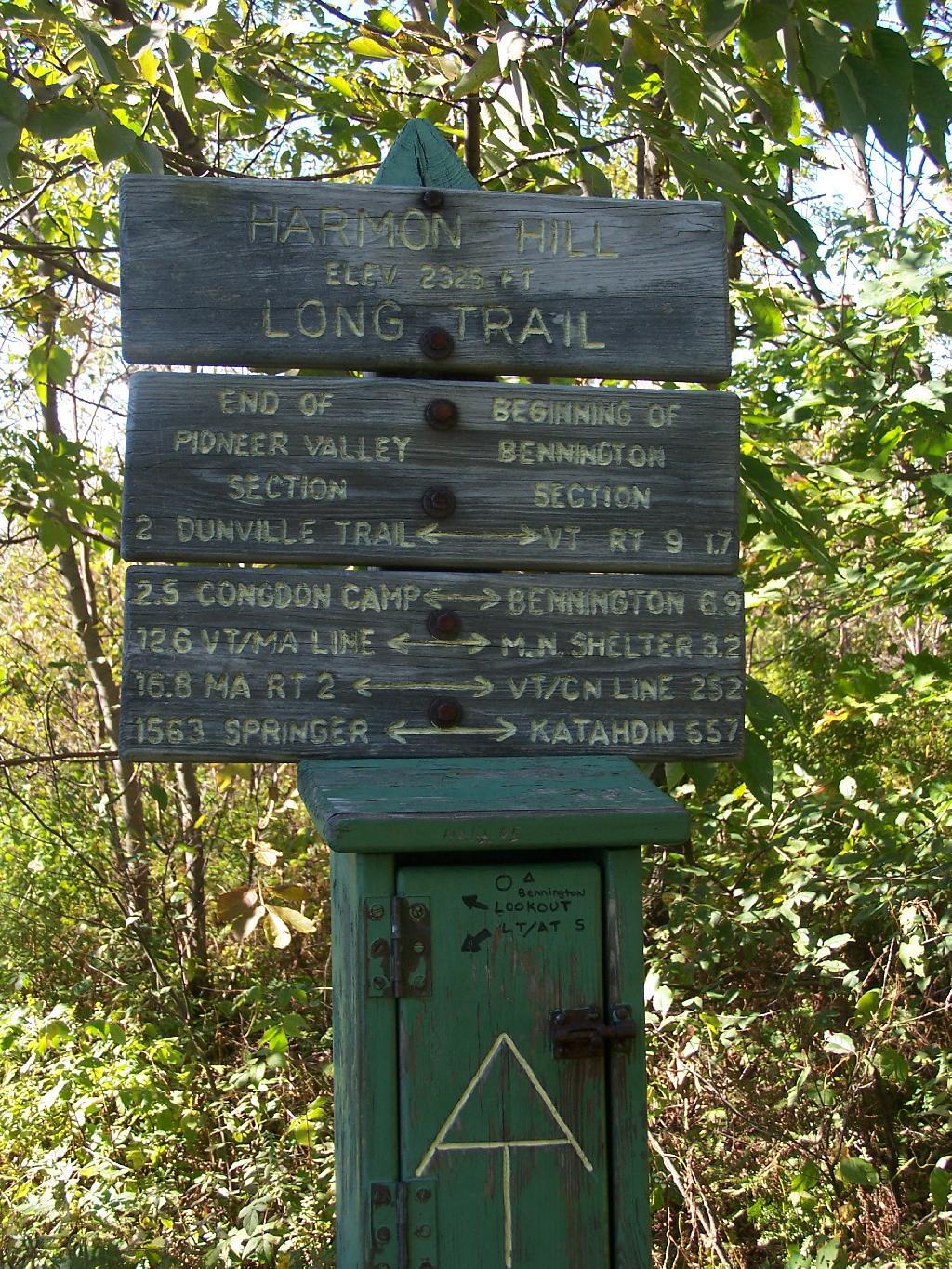 Photo: Harmon Hill Sign