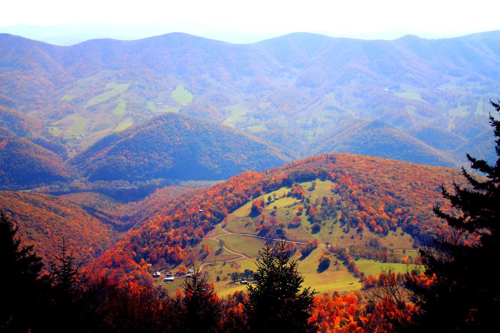 Photo: East from Spruce Knob Mountain