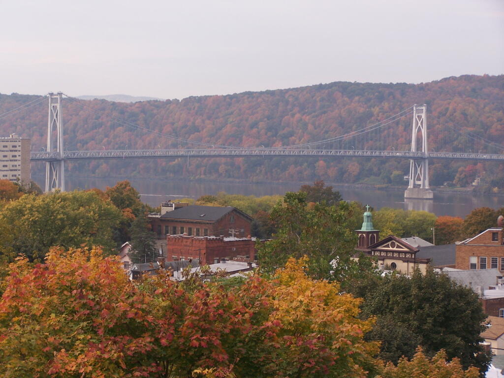 Photo: Across the City to Mid Hudson Bridge