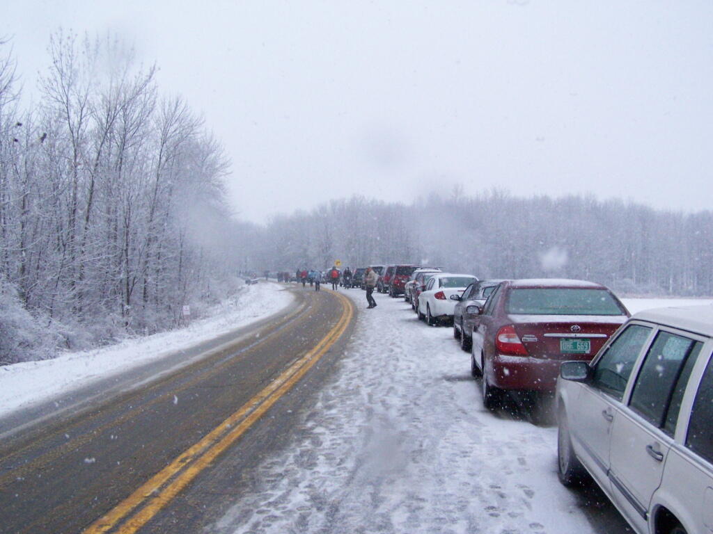 Photo: Walking to the Bridge on VT 128