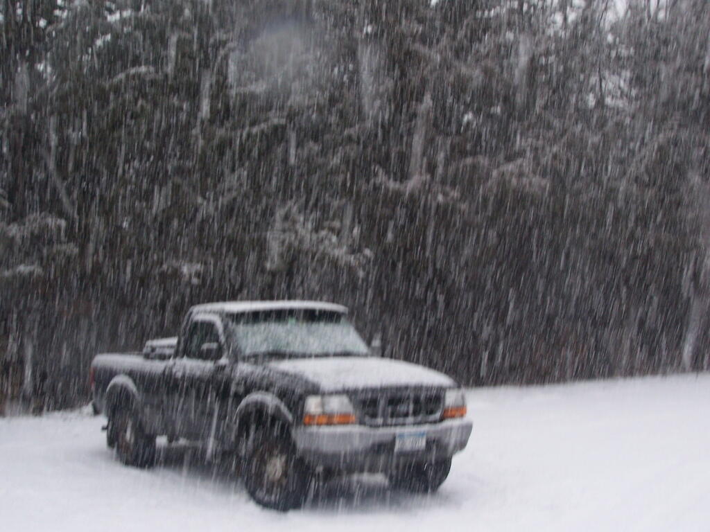 Photo: Reaching My Truck