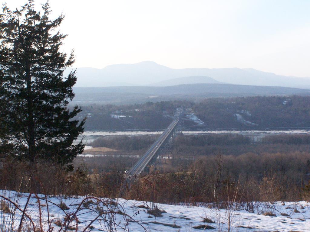 Photo: West Towards Bridge and Catskills