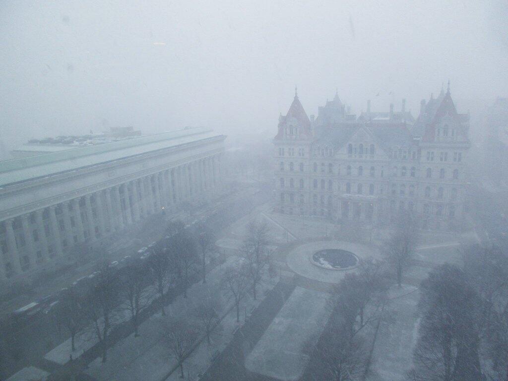 Photo: Friday's Snow Squall