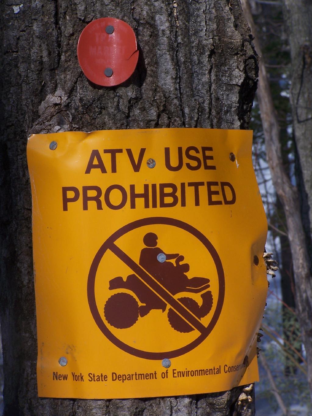 Photo: ATV Use Prohibited