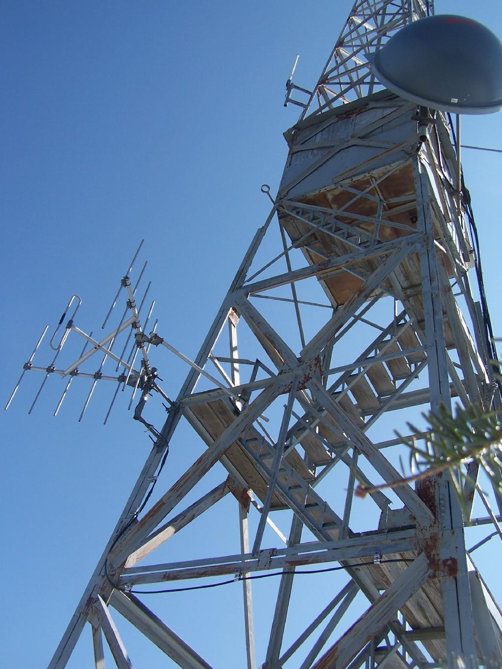Photo: Firetower as Communications Tower