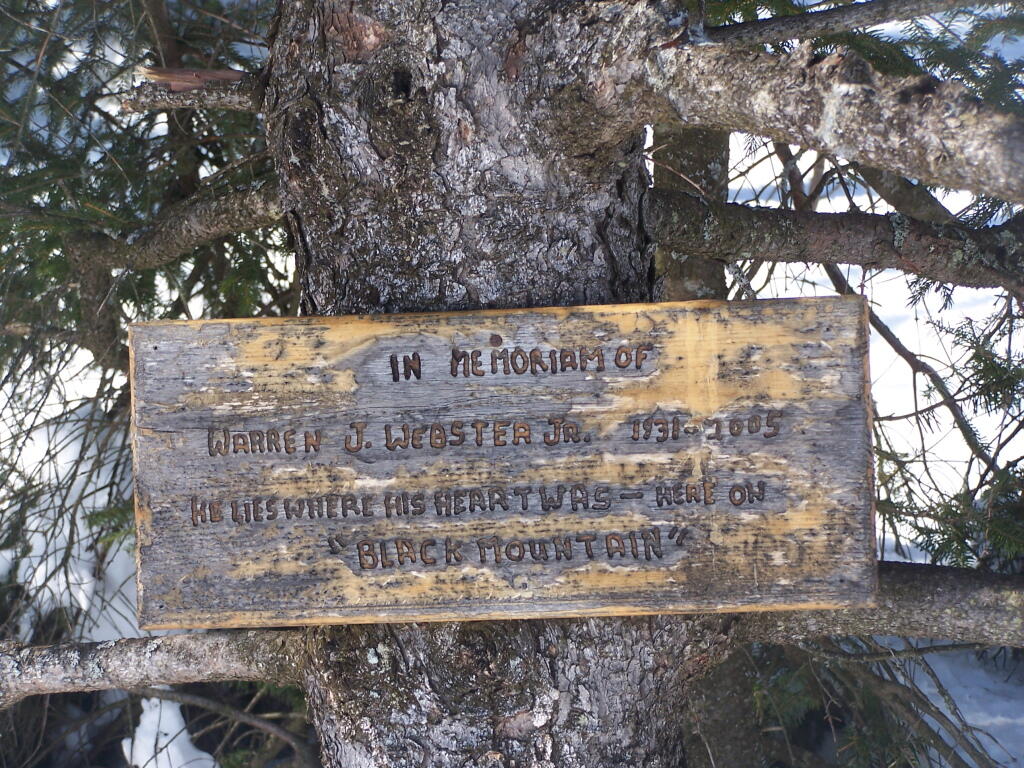 Photo: In Memoriam on Black Mountain