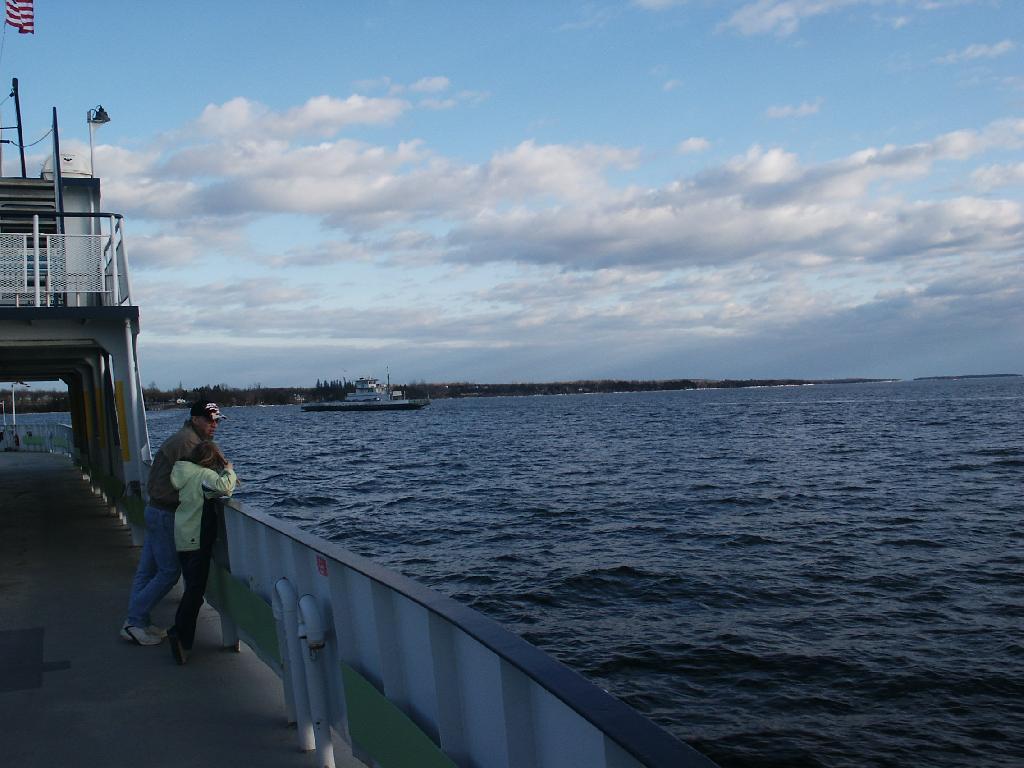 Photo: Riding on the Ferry