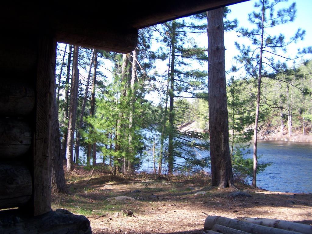 Photo: Out the LeanTo