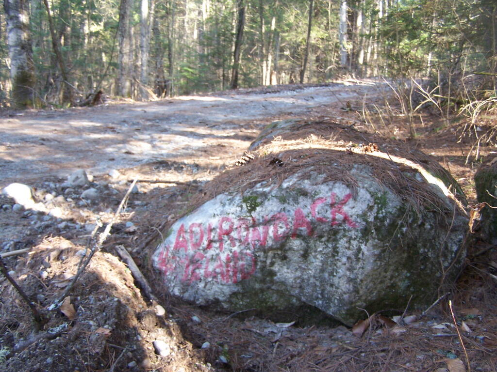 Photo: Adirondack Homeland Rock at Crane Pond Road