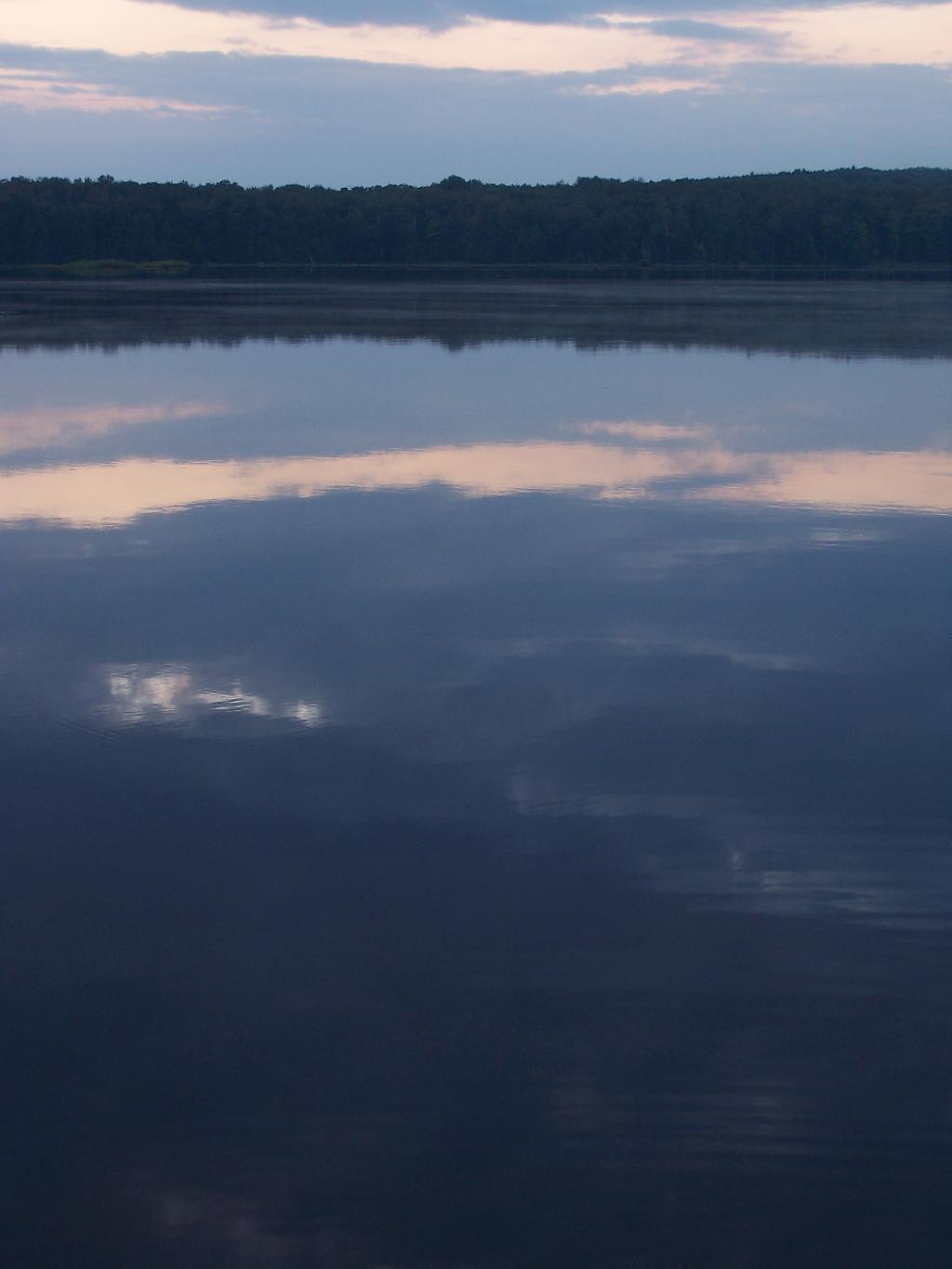 Photo: Skies' Reflection onto Lake