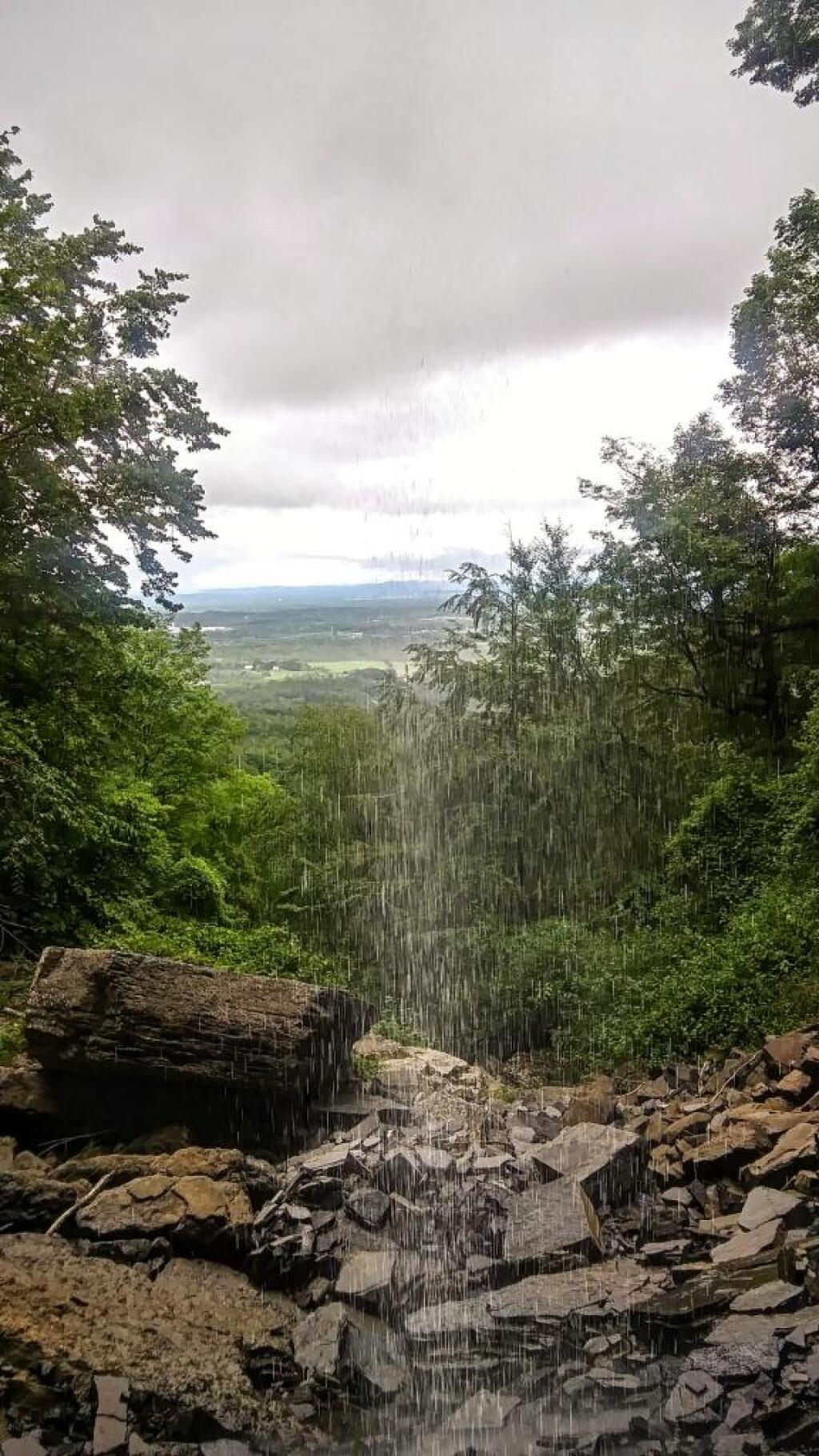 Photo: Under Mine Lot Falls
