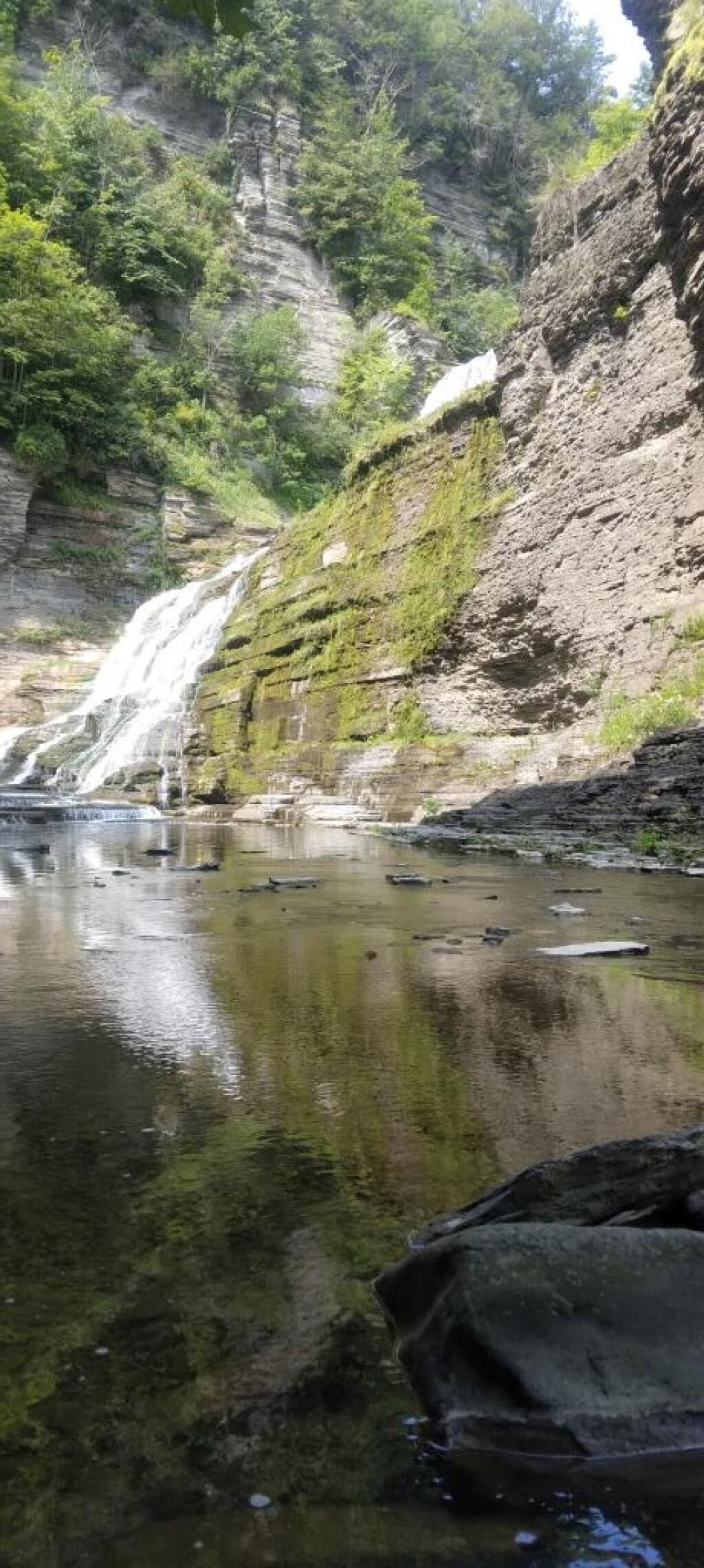 Photo: Below Lucifer Falls in the forbidden zone 🚫