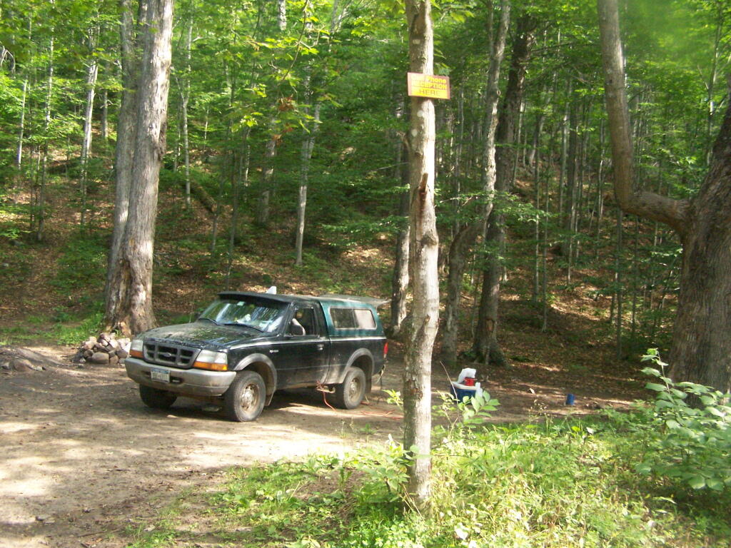 Photo: Campsite on Jessup River Road