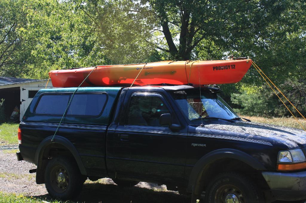 Photo: Kayak on Roof of My Ford Ranger