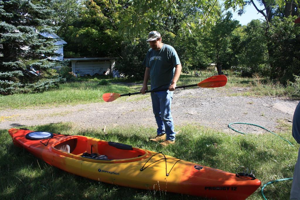 Photo: Looking at the Kayak