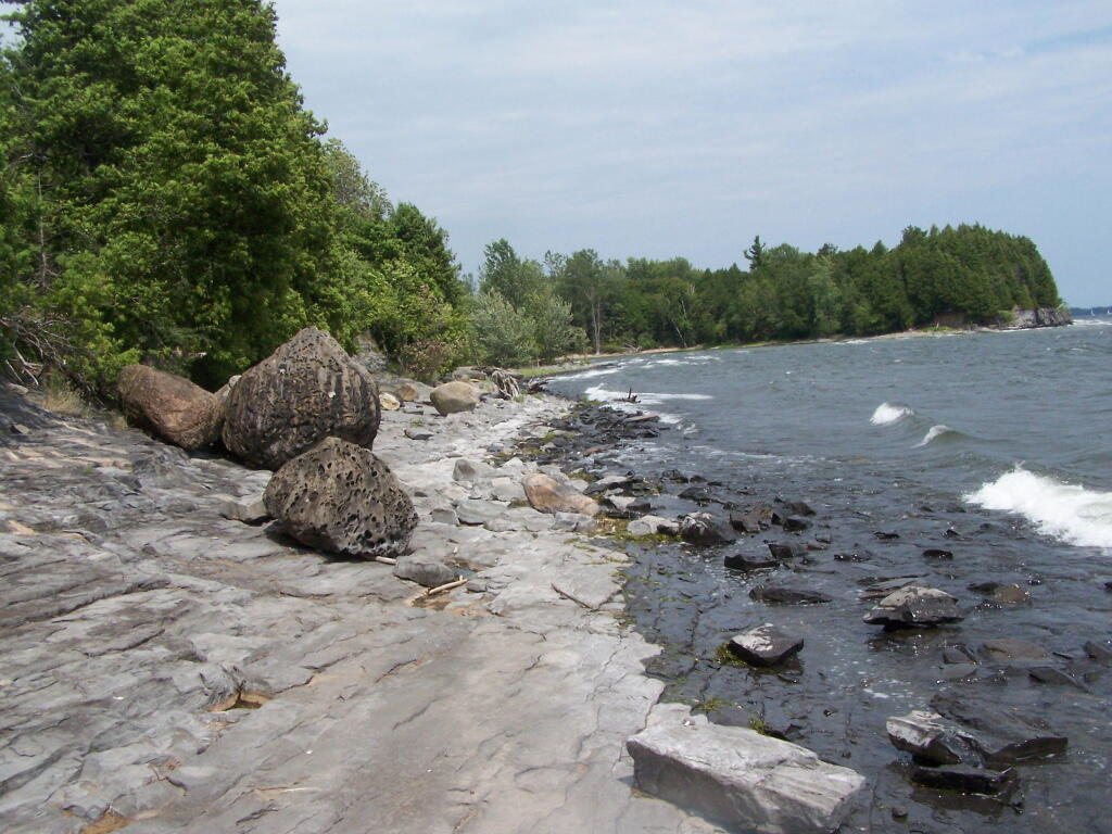 Photo: Rocky Shore of Connors Bay