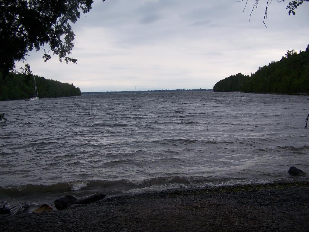 Photo: Looking Out a Deep Bay