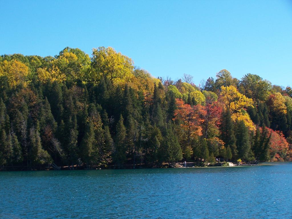Photo: People Enjoying the Lake