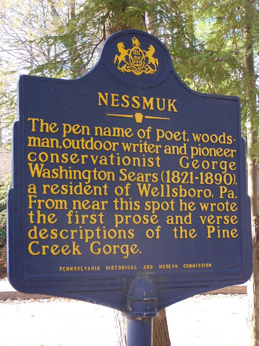 Photo: Nessmuk Sign
