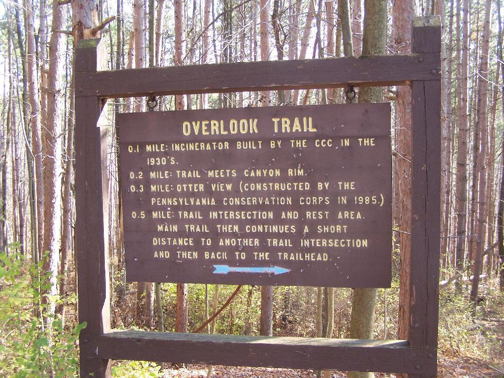 Photo: Overlook Trail Sign