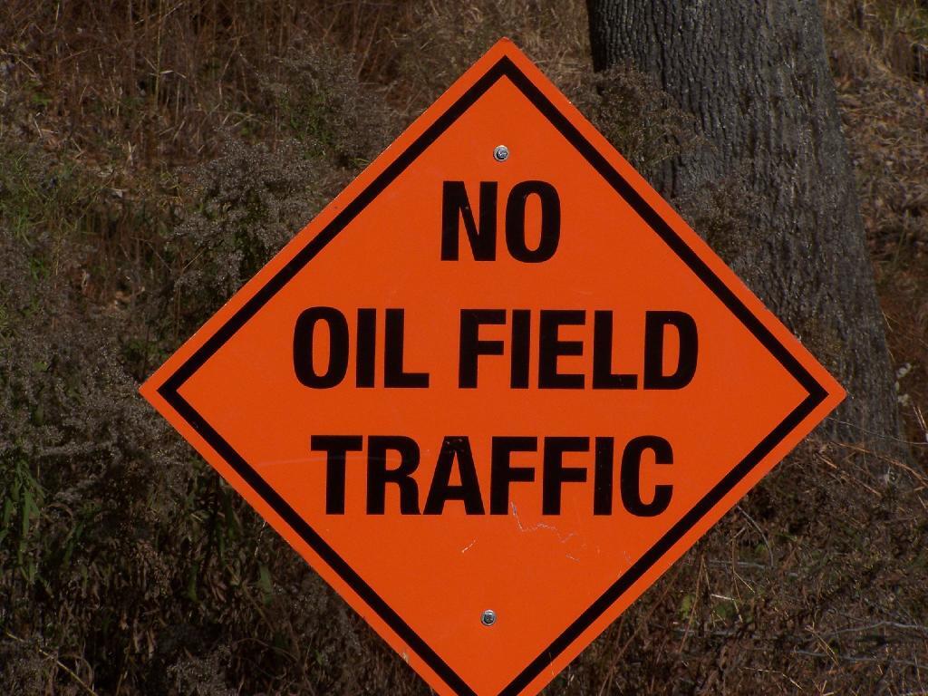 Photo: Just Watch Out for the Oil Field Traffic