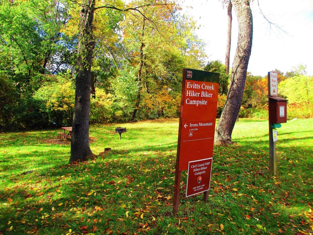 Photo: Along the C & O Trail there are Hiker-Biker Campsites Every Five Miles