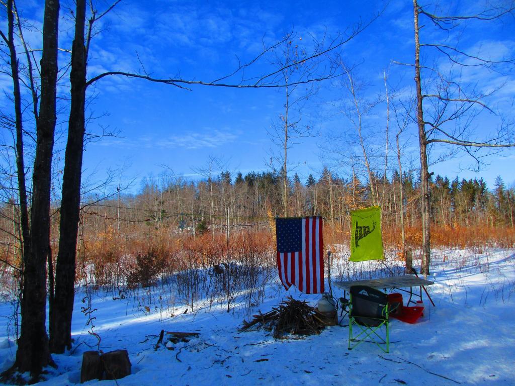 Photo: Getting Camp Set Up