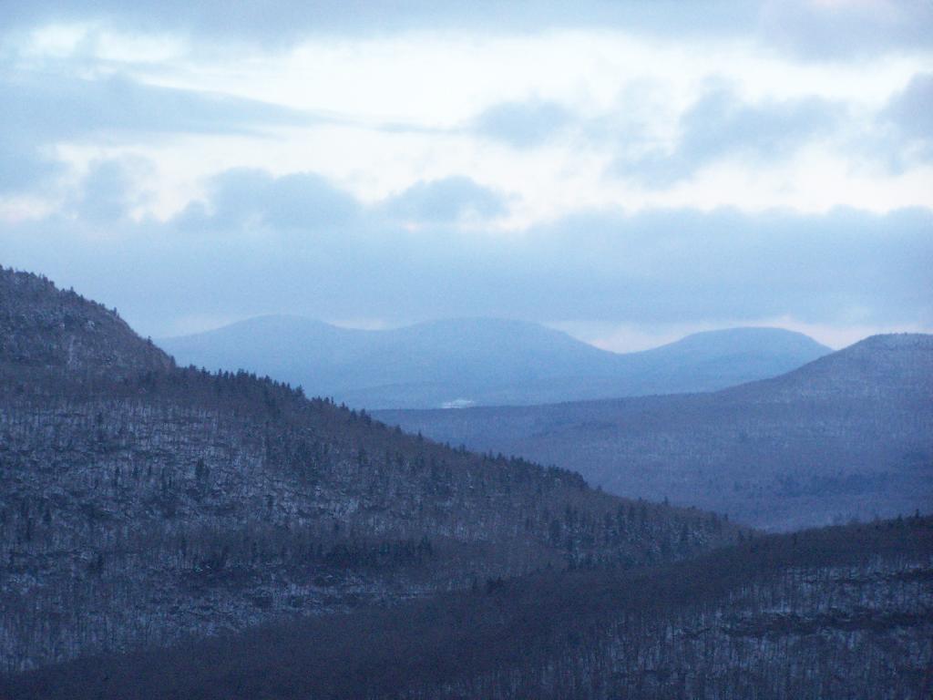 Photo: Blackhead Range As Clouds Part