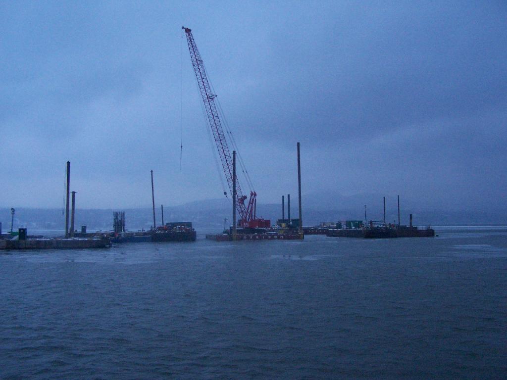 Photo: Working on Pier 4