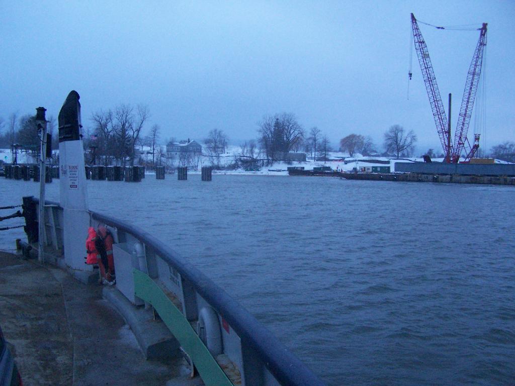 Photo: Riding the Ferry Across