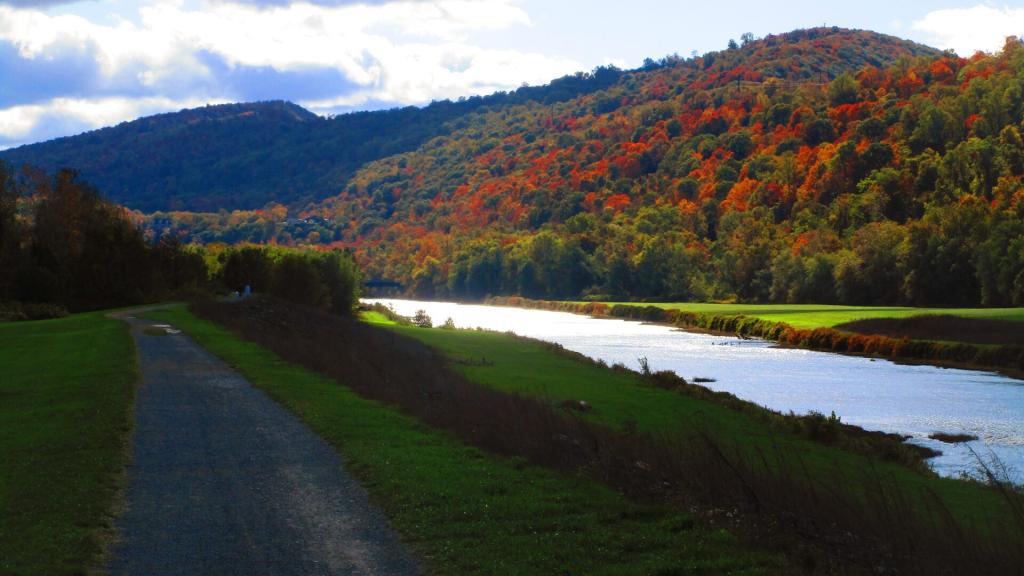 Photo: Clouds Cast Their Shadows Over the C&O Trail and Potomac River