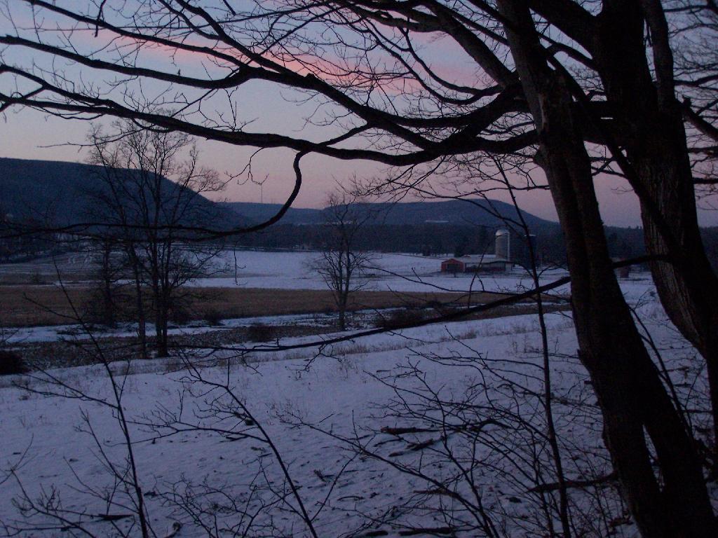 Photo: Cass Hill and Pinnacle Mountain After Dark