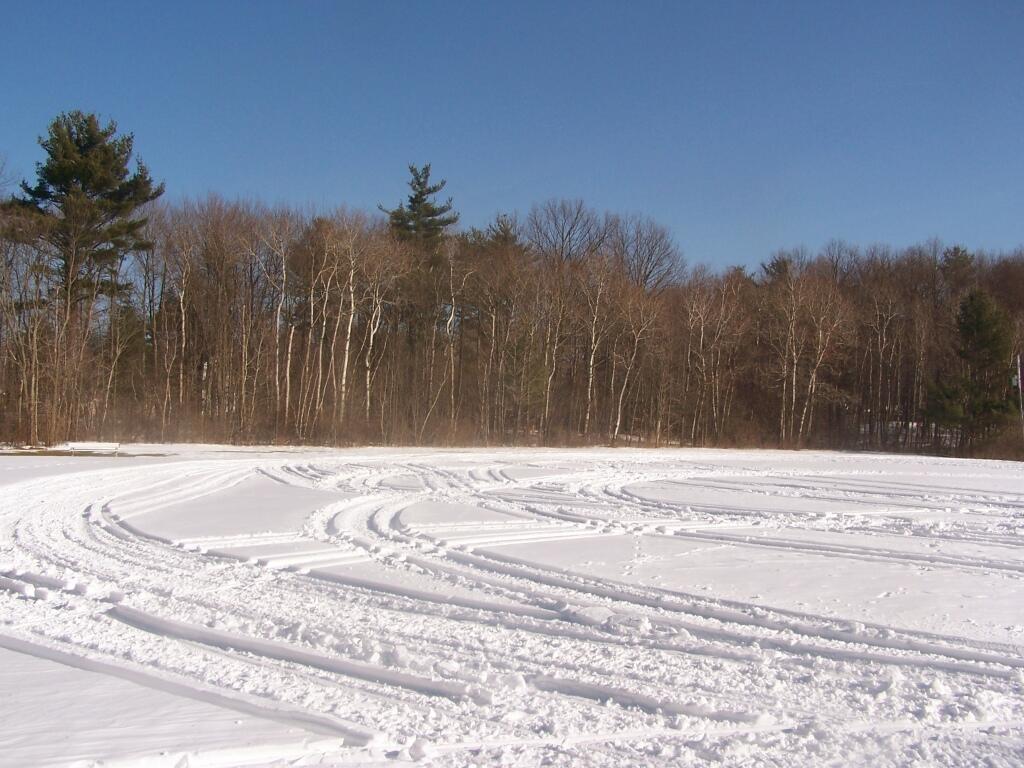 Photo: Snowmobile Tracks