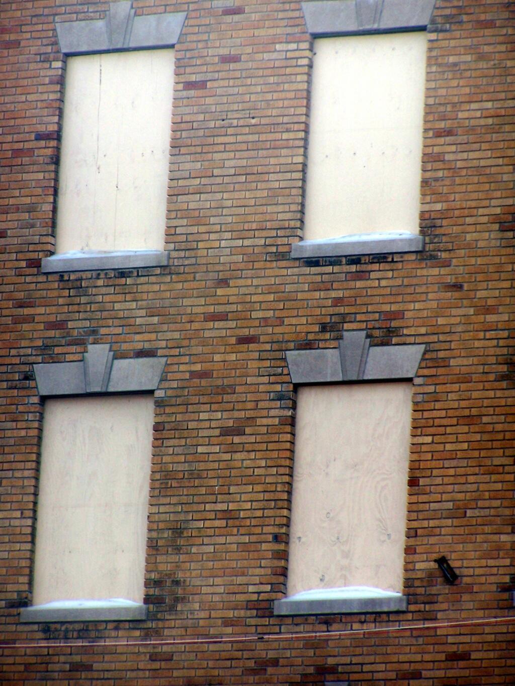 Photo: Boarded Up Building Fascade