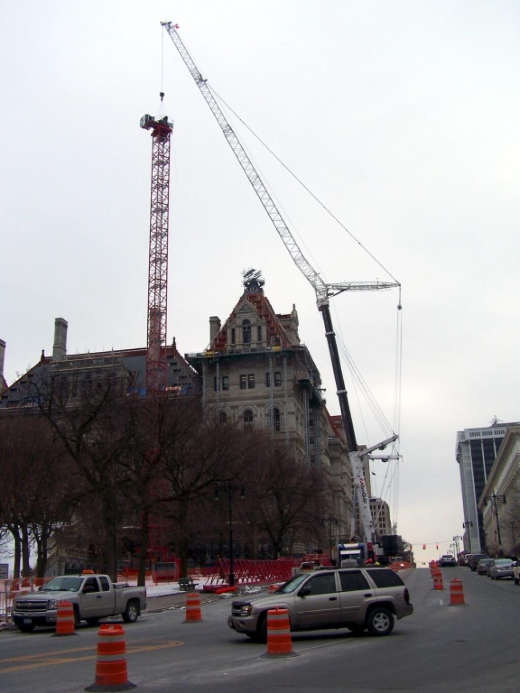 Photo: Lifting Cab Off Crane