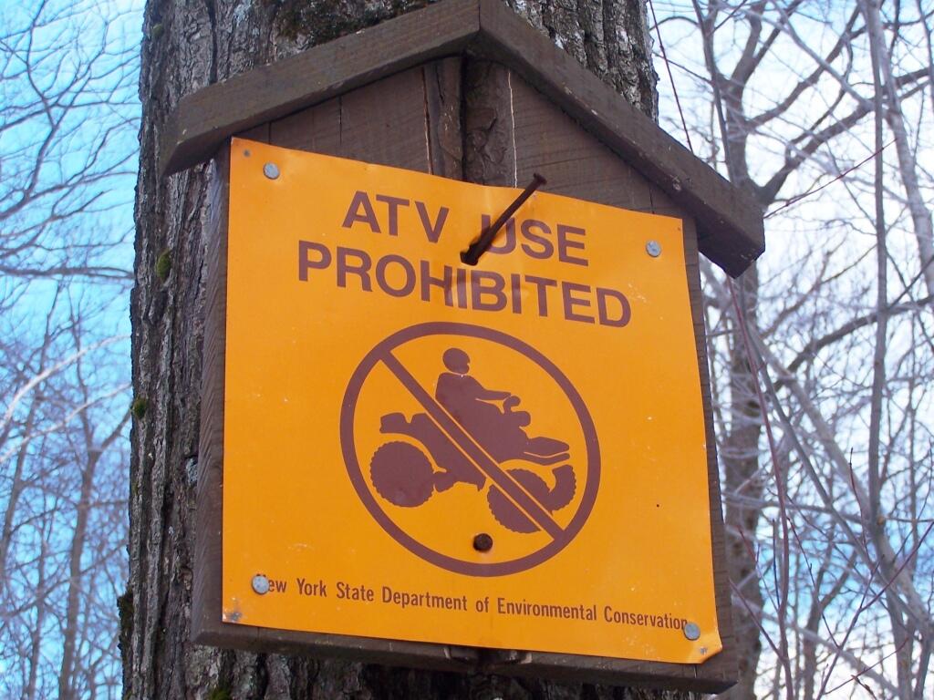 Photo: ATV Use Prohibited