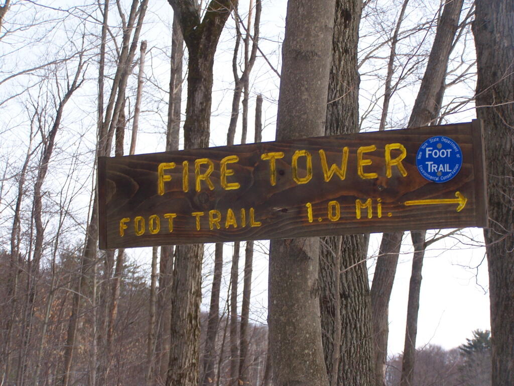 Photo: One Mile to Fire Tower
