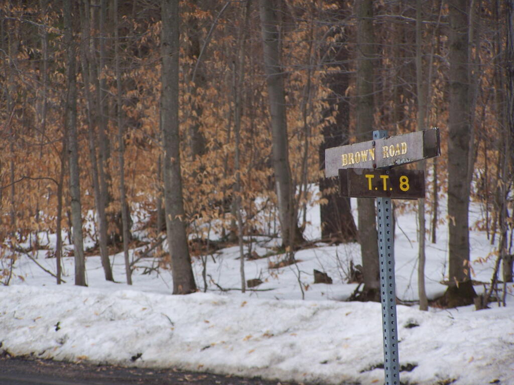 Photo: Plowed Brown Road