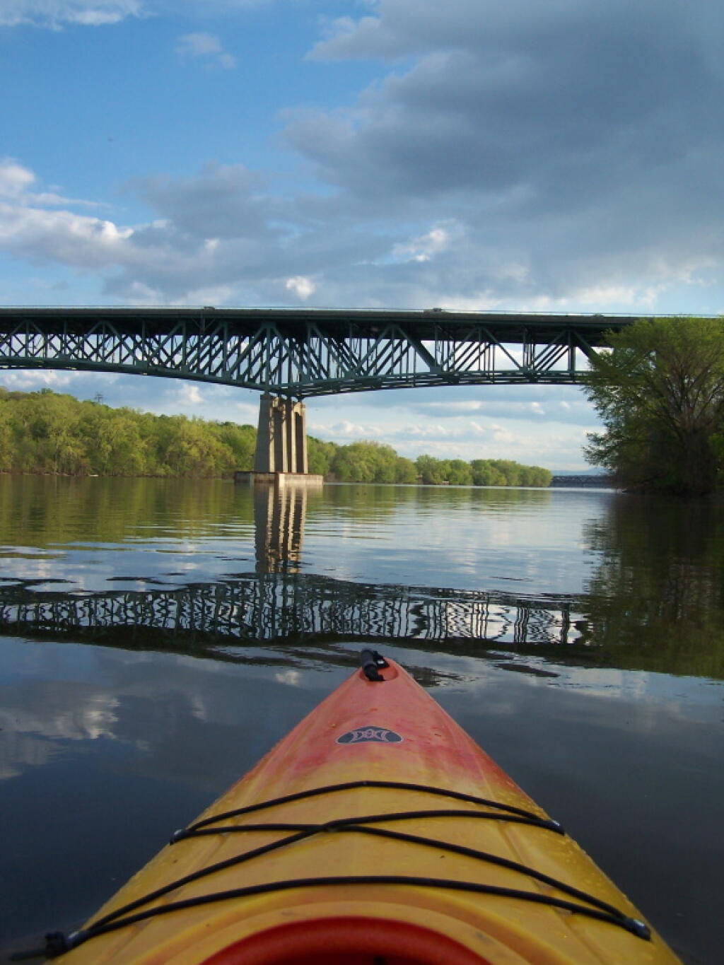Photo: Patroon Island Bridge Reflects Onto the River