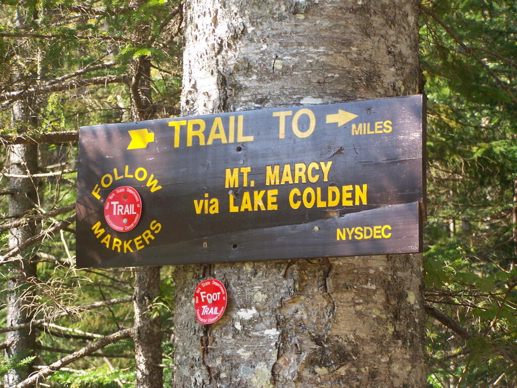 Photo: Turn Off for Mount Marcy Trail