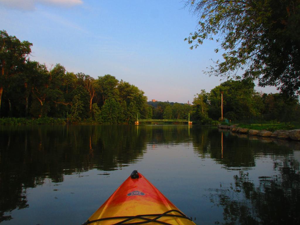 Photo: Exploring Falls Creek in Ithaca